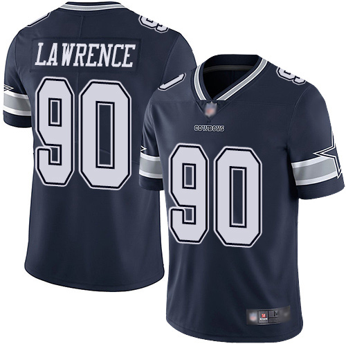 Men Dallas Cowboys Limited Navy Blue DeMarcus Lawrence Home #90 Vapor Untouchable NFL Jersey->dallas cowboys->NFL Jersey